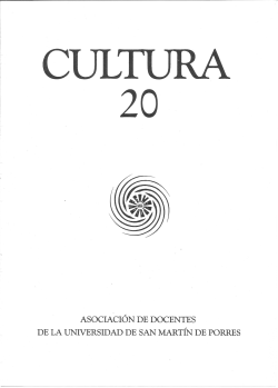 Presentación - Revista Cultura