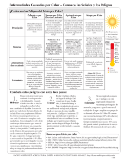 Enfermedades Causadas por Calor – Conozca las Señales y los