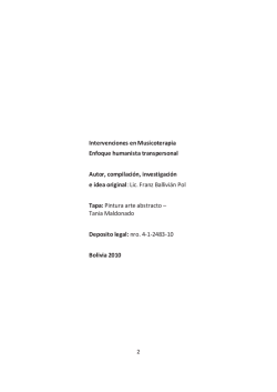 Intervenciones en musicoterapia