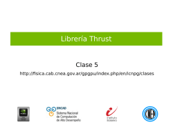 In Thrust we code