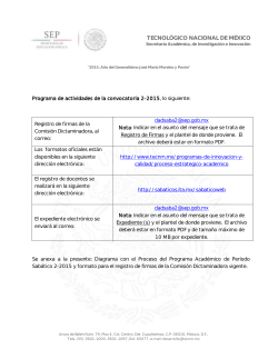 Nota Informativa Sabatico 2 2015 PDF
