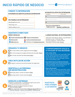 INICIO R&Aacute;PIDO DE NEGOCIO