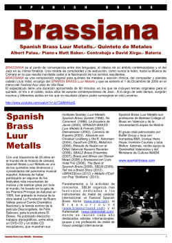 descargar dossier - Spanish Brass Luur Metalls