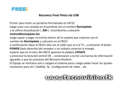 Recovery USB Freei Petra