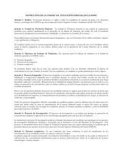 instructivo de la unidad de titulaci&oacute;n especial de la espol