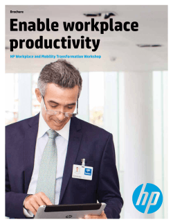 HP Workplace and Mobility Transformation Workshop