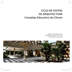dossier - Colegio Territorial de Arquitectos de Valencia