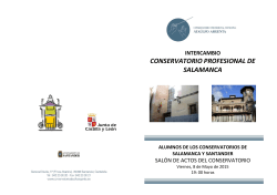 ONCE CONCIERTOS - Conservatorio Ataulfo Argenta
