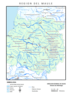 Mapa Región del Maule