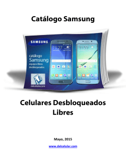 Descargar Catálogo Samsung - Mayo 2015