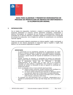 Gu&iacute;a para Elaborar y Presentar Monograf&iacute;as de Procesos