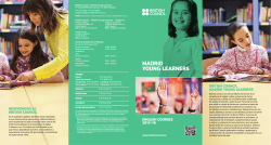 Folleto Madrid Young Learners Curso 2015-16
