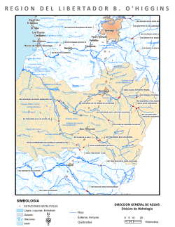 Mapa Región de O`Higgins