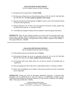 LEGALIZATION OF DOCUMENTS - consulate general and trade