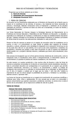 JACL-2015 ACYT - Ministerio de Cultura y Educaci&oacute;n | La Pampa