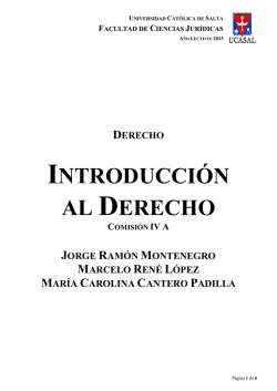 INTRODUCCI&Oacute;N AL DERECHO