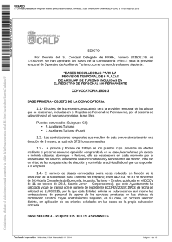 Edicto Bases provisi&oacute;n puestos conv 15-01-2013 Aux Turismo