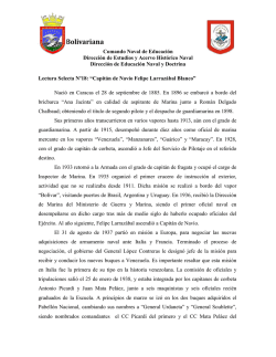 Capit&aacute;n de Nav&iacute;o Felipe Larrazabal Blanco