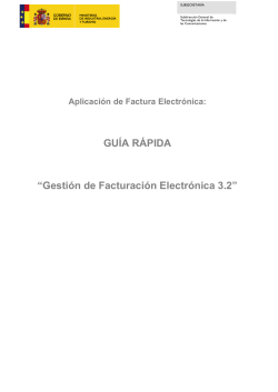 Gu&iacute;a r&aacute;pida  - Factura electr&oacute;nica