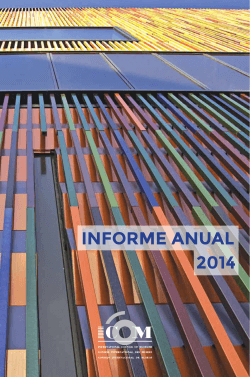 Informe Anual 2014 del ICOM - The International Council of Museums