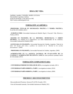 HOJA DE VIDA