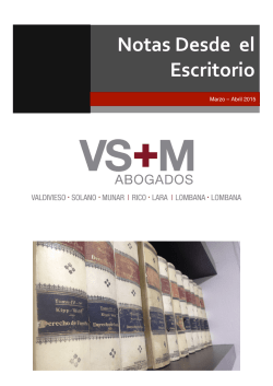 Notas Desde el Escritorio