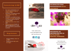 programa de prevención de la mutilación genital femenina