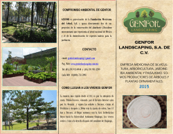 tríptico - Genfor Landscaping
