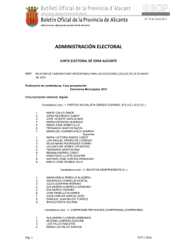 Junta Electoral de Zona de Alicante
