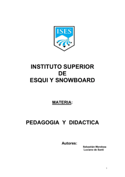 Pedagogía y Didáctica