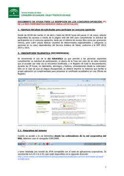 DOCUMENTO DE AYUDA PARA LA INCRIPCION EN LOS
