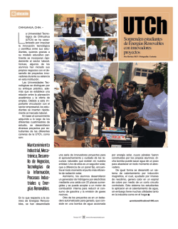 e Mantenimiento Industrial, Meca- tr&oacute;nica, Desarro
