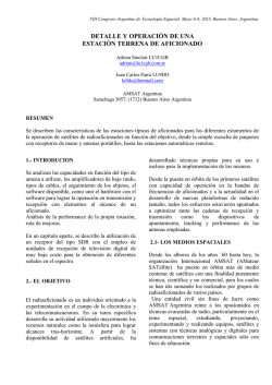 Presentación - AMSAT Argentina