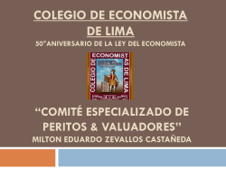 Diapositivas1 - Colegio de Economistas de Lima