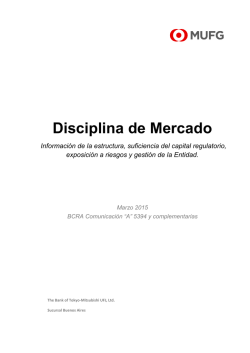 Disciplina de Mercado