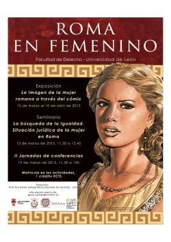D&Iacute;PTICO ROMA EN FEMENINO - Centros Universidad de Le&oacute;n