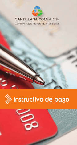 Instructivo de pago SANTILLANA COMPARTIR