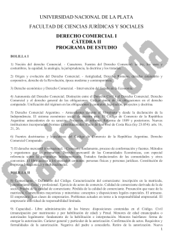 programa cátedras ii y iii - Franja Morada Derechos UNLP