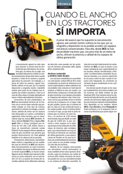 Descargar artículo de Profesional Agro nº2 - Junio 2015