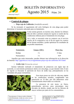 Boletín Junio PROPUESTO 2015 - Cooperativa Hortofruticola de
