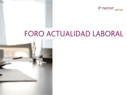 Foro de Actualidad Laboral 2015 Lugo