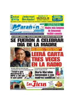 E - Diario Mara&ntilde;&oacute;n