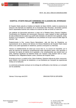 Leer Más - Hospital Vitarte