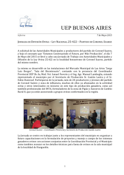 Jornada de Difusi&oacute;n Ovina en Coronel Suarez