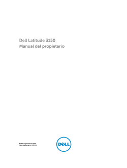 Dell Latitude 3150 Manual del propietario