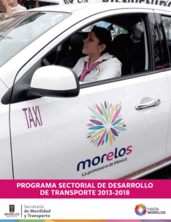 programa estatal de desarrollo del transporte