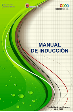 MANUAL DE INDUCCIÓN - Secretaria de Hacienda