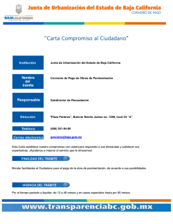 Convenio de Pago - Gobierno del Estado de Baja California