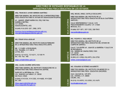 directorio de entidades responsables de la infraestructura