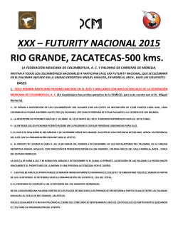 XXX – FUTURITY NACIONAL 2015 RIO GRANDE